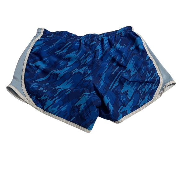 Nike Athletic Shorts Youth Girls XL Blue Tempo All Over Print Running Gym 805574 - Picture 2 of 12